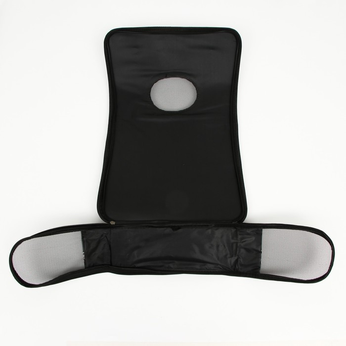 Сумка - переноска для животных  Сумка - переноска для животных "Лапки Happy", бежевая, размер М, 40 х 21 х 27 см