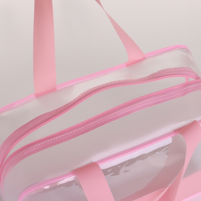 Косметичка на молнии, цвет розовый Косметичка на молнии, цвет розовый