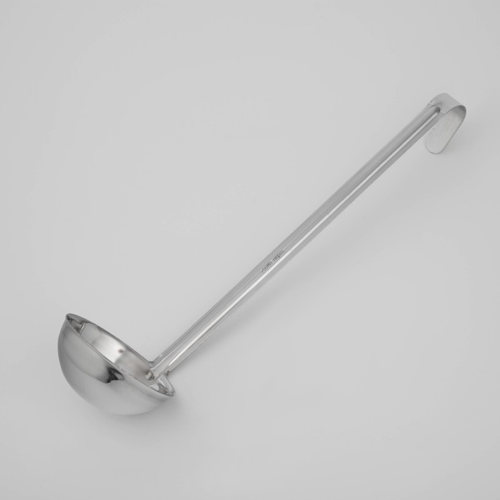 Половник, 200 мл, длина ручки 32 см, цельнотянутый Половник, 200 мл, длина ручки 32 см, цельнотянутый