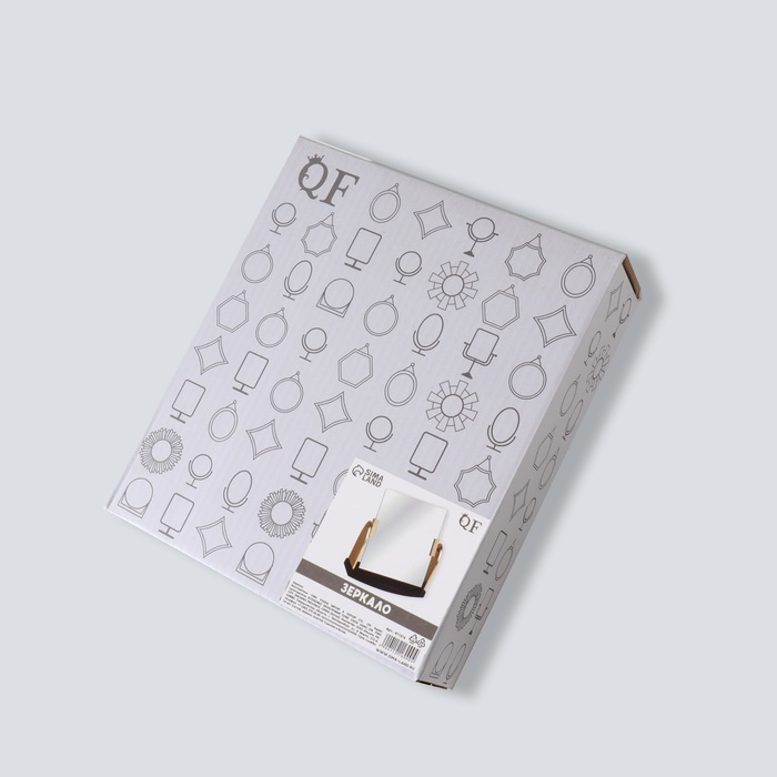 Зеркало настольное, зеркальная поверхность 15 × 17,5 см, цвет золотистый Зеркало настольное, зеркальная поверхность 15 × 17,5 см, цвет золотистый