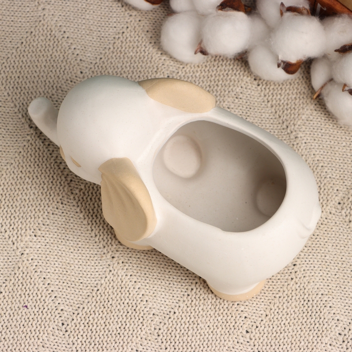 Кашпо  Кашпо "Слоник" 16х9х10см