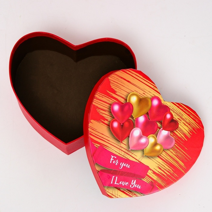 Набор коробок 3 в 1 Сердца 22*20*9/19*17*7,5/16*13,5*6 см