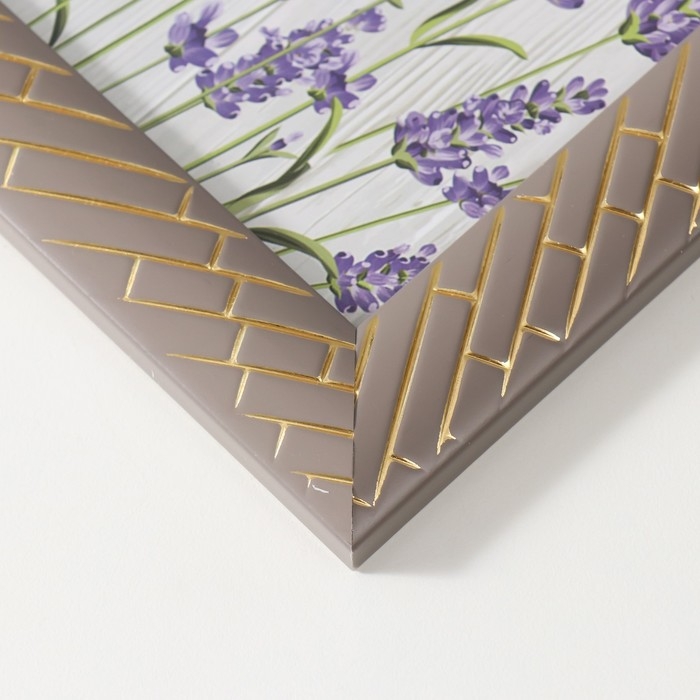 Фоторамка пластик 20х25 см Фоторамка пластик 20х25 см "Кирпичная кладка" серая 29х24 см