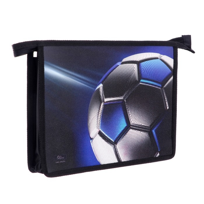 Папка для тетрадей А5, 190 х 230 х 50 мм, молния сверху, пластиковая, Calligrata Папка для тетрадей А5, 190 х 230 х 50 мм, молния сверху, пластиковая, Calligrata "Мяч"