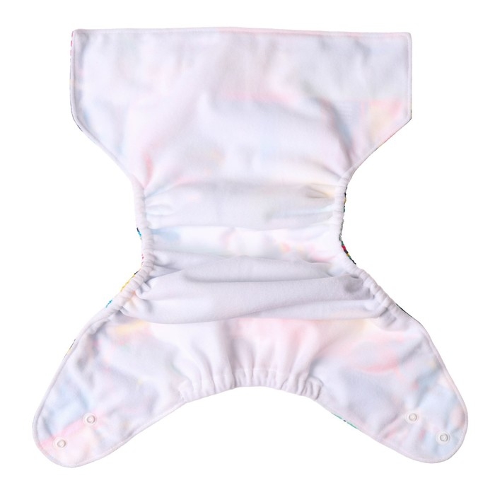 Трусики-подгузник, многоразовый «Океан» на кнопках (S,М,L), Крошка Я