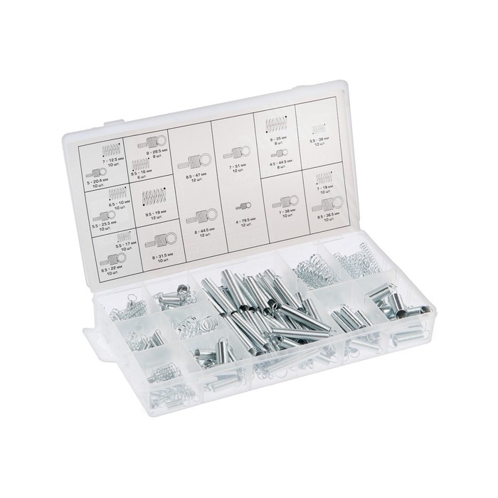 Набор пружин ТУНДРА krep, 200 предметов Набор пружин ТУНДРА krep, 200 предметов