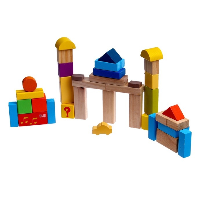 Деревянный конструктор в банке, 40 деталей, 20 × 18 × 18 см Деревянный конструктор в банке, 40 деталей, 20 × 18 × 18 см