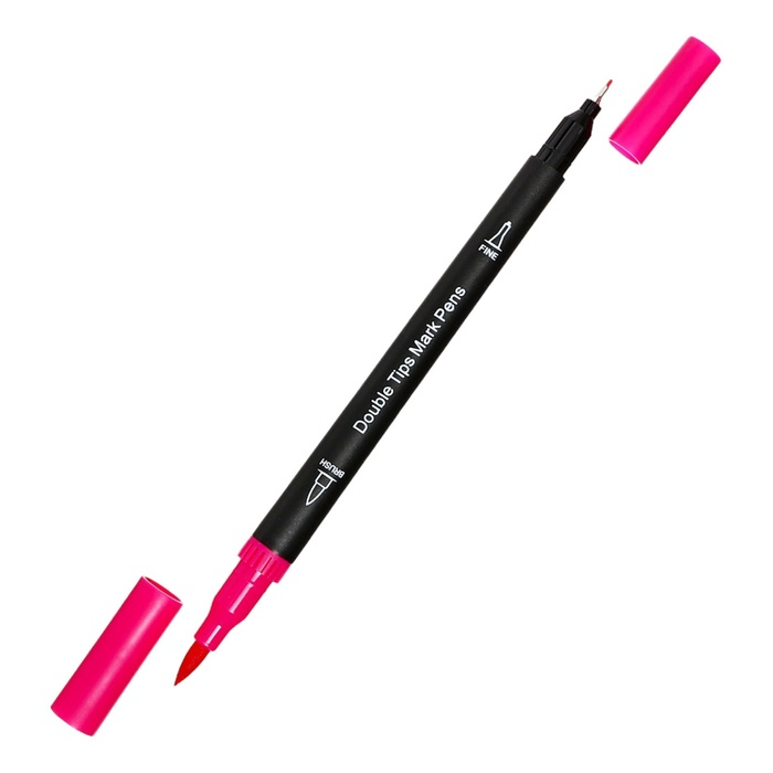 Набор профессиональных маркеров, 24 штуки/24 цвета, двусторонний Набор профессиональных маркеров, 24 штуки/24 цвета, двусторонний