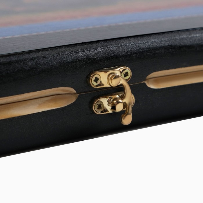 Нарды деревянные большие, настольная игра Нарды деревянные большие, настольная игра "Конь", 60 х 60 см, с шашками