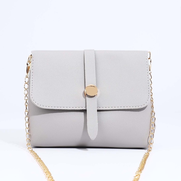 Сумка-мессенджер на магните, цвет серый Сумка-мессенджер на магните, цвет серый