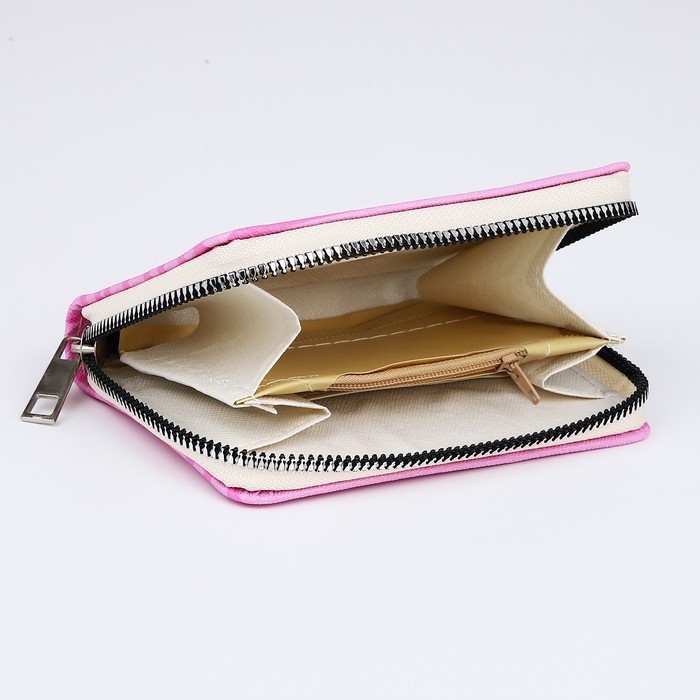 Кошелёк детский «Котики» 12.5х9х2 см, розовый