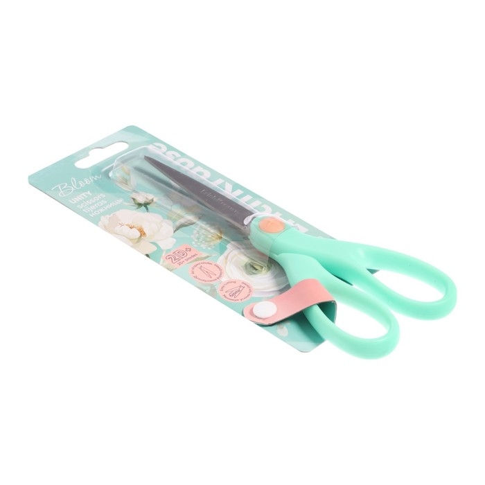 Ножницы ErichKrause Unity Pastel Bloom, 16 см, лезвия из нержавеющей стали, двойная заточка, ударопрочный пластик, блистер, МИКС Ножницы ErichKrause Unity Pastel Bloom, 16 см, лезвия из нержавеющей стали, двойная заточка, ударопрочный пластик, блистер, МИКС