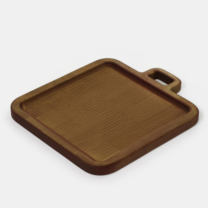 Доска для подачи «Авторская», с ручкой, 24×28×1,8 см, берёза Доска для подачи «Авторская», с ручкой, 24×28×1,8 см, берёза