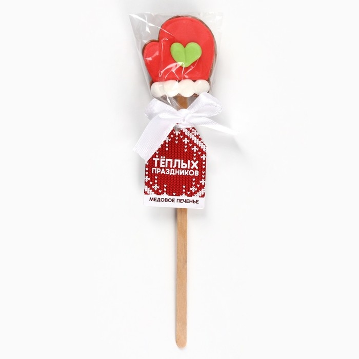 Новый год! Печенье медовое на палочке &laquo;Тёплых праздников&raquo;