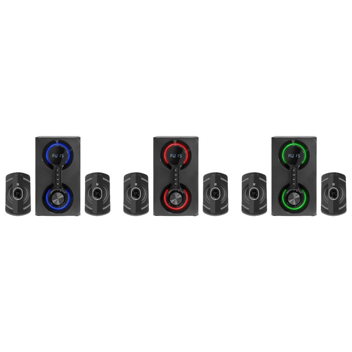 Компьютерные колонки 2.1 Defender Eclipse, 2х10 Вт + 20 Вт, USB, SD, AUX, BT,  черные Компьютерные колонки 2.1 Defender Eclipse, 2х10 Вт + 20 Вт, USB, SD, AUX, BT,  черные