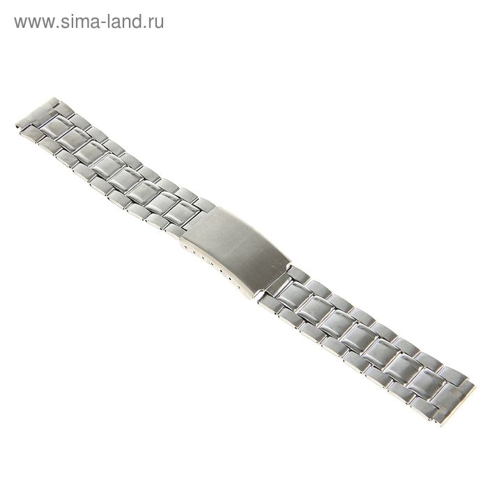 Ремешок для часов Ремешок для часов "Соломон", 18 мм, металл, l-18 см, хром