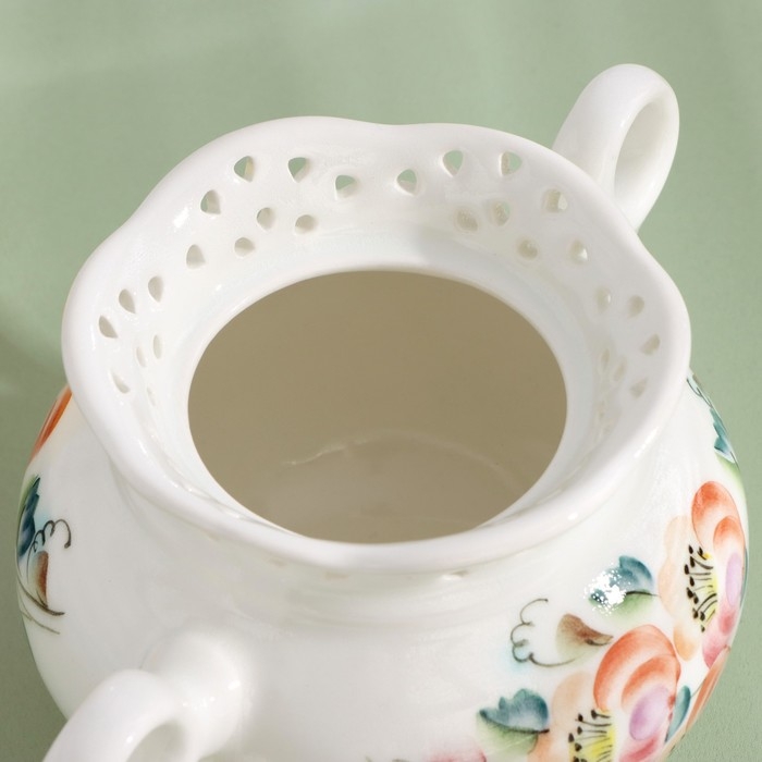 Банка с ложкой Банка с ложкой "Каприз", 19 х 10 х 16,5 см, 560 мл, Рогочая Н.В.