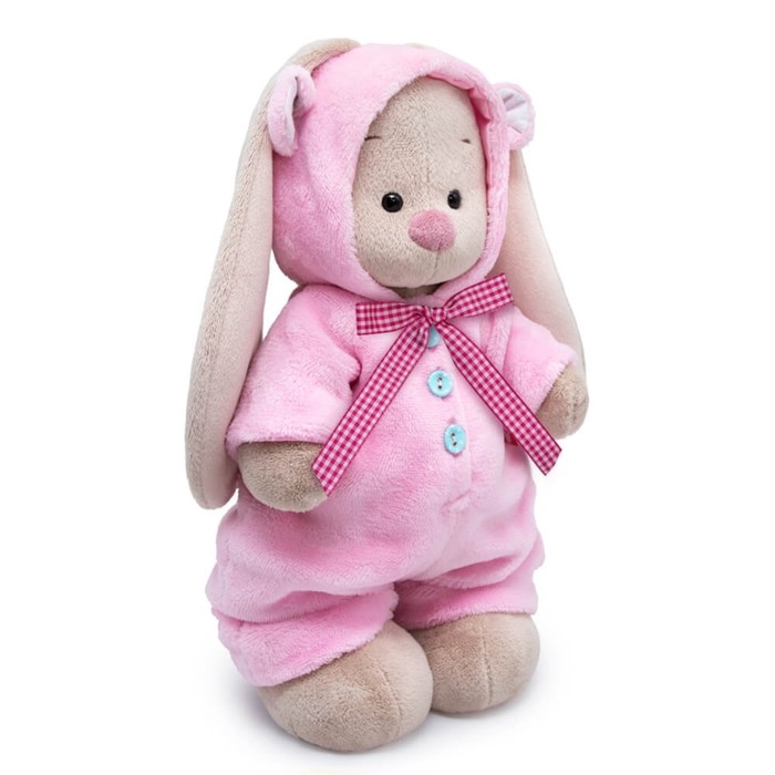 Мягкая игрушка «Зайка Ми в меховом комбинезоне», 25 см Мягкая игрушка «Зайка Ми в меховом комбинезоне», 25 см
