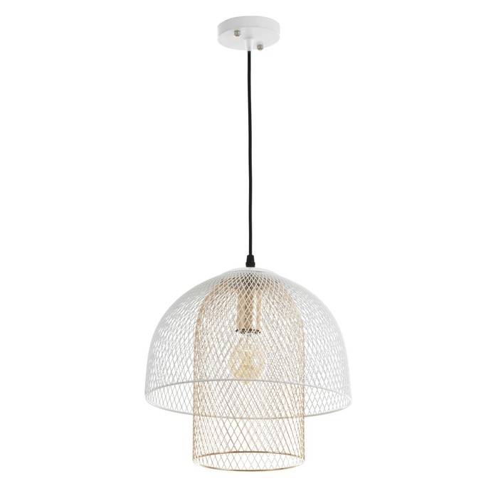 Светильник BayerLux  Светильник BayerLux "Турита" Е27 40Вт бело-золотой 30х30х40-140см