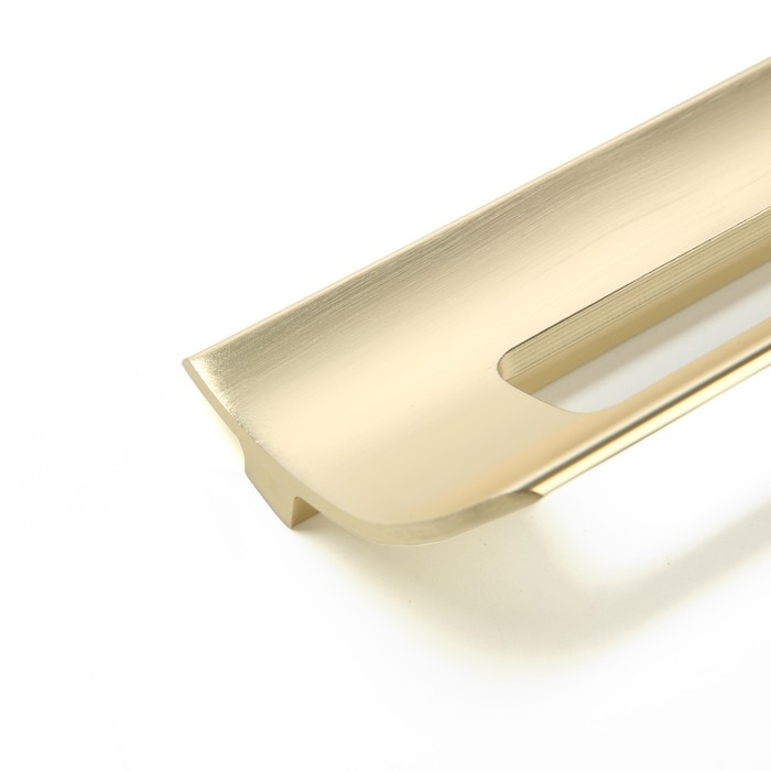 Ручка скоба мебельная RS1402, м/о=128, цвет сатиновое золото Ручка скоба мебельная RS1402, м/о=128, цвет сатиновое золото