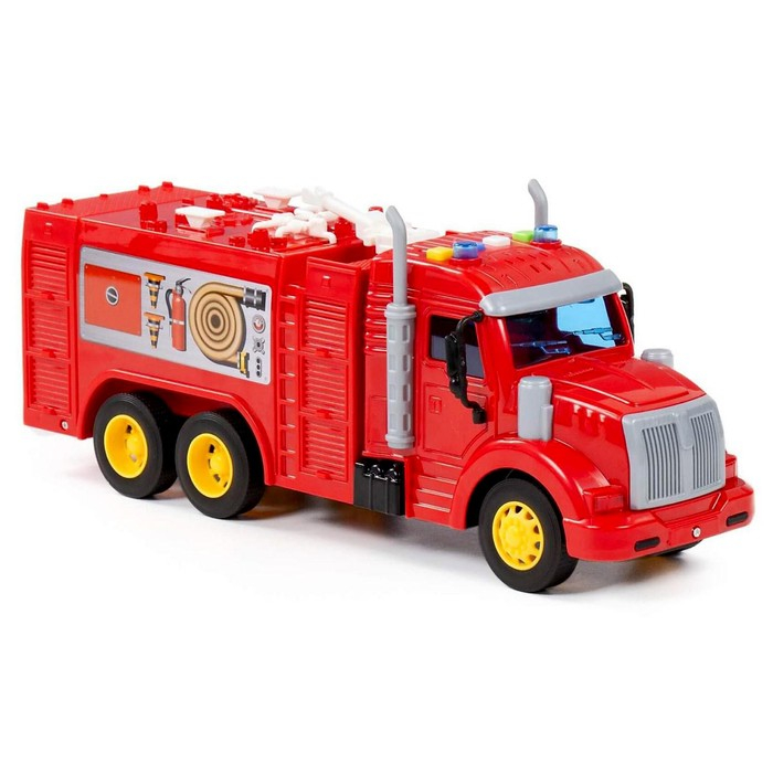 Пожарная машина «Профи» инерционный световые и звуковые эффекты Пожарная машина «Профи» инерционный световые и звуковые эффекты