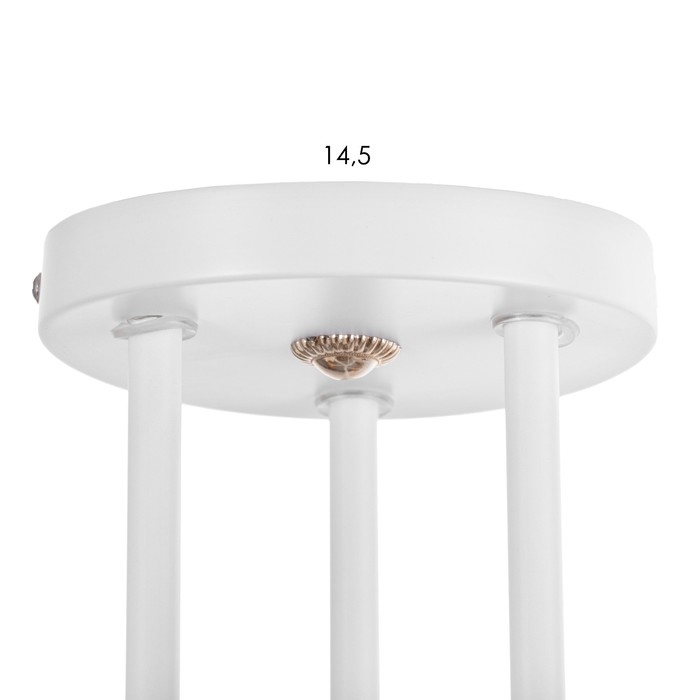 Люстра Люстра "Габриэль" 3х60Вт Е27 Белый 46х46х28см