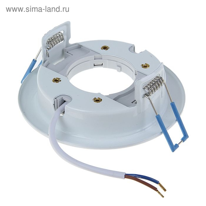 Светильник встраиваемый Ecola, GX53, H4, 38x106 мм, без рефлектора, белый Светильник встраиваемый Ecola, GX53, H4, 38x106 мм, без рефлектора, белый