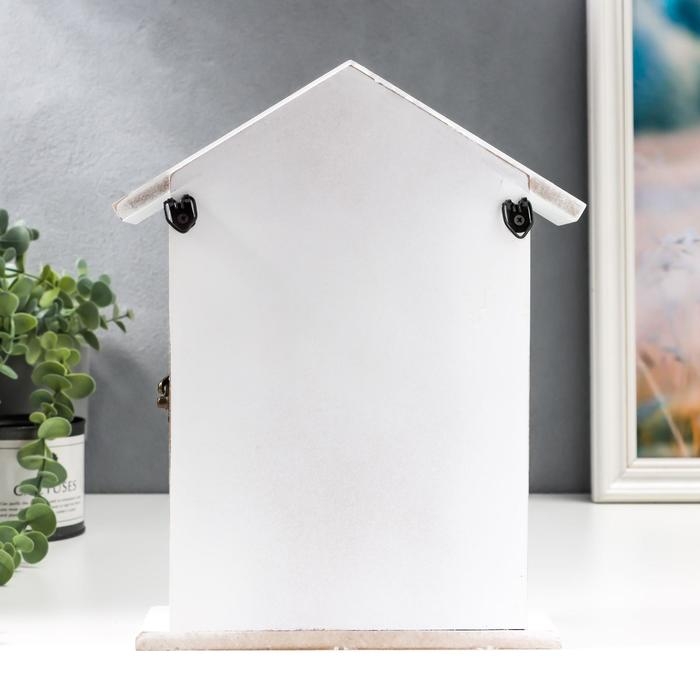 Ключница дерево 6 крючков Ключница дерево 6 крючков "Плюмерии" 28х22х6,3 см