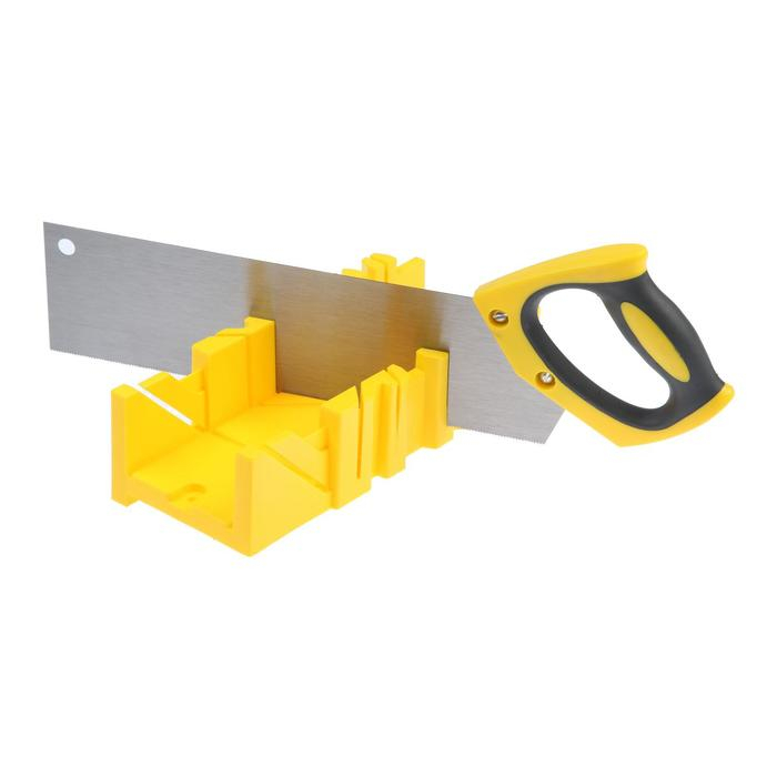 Стусло с ножовкой ТУНДРА, стусло 22.5 45 90°, 300 х 80 мм, ножовка 350 мм, 12 TPI Стусло с ножовкой ТУНДРА, стусло 22.5 45 90°, 300 х 80 мм, ножовка 350 мм, 12 TPI