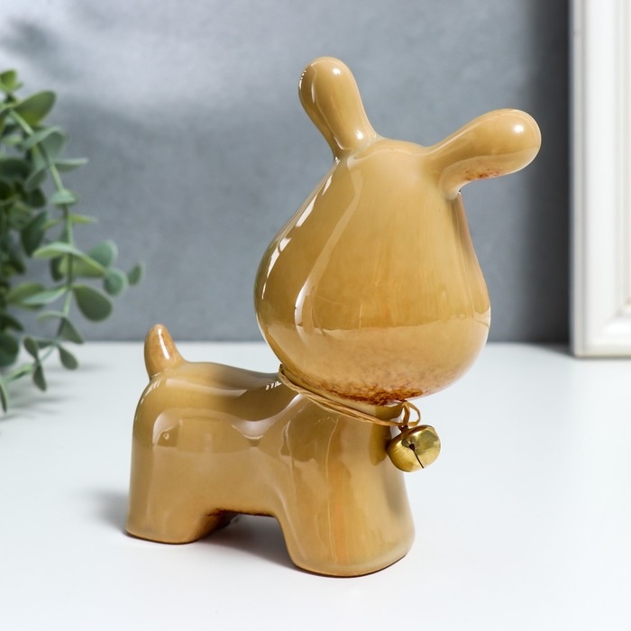 Сувенир керамика Сувенир керамика "Пёсик с колокольчиком на ошейнике" МИКС 13,5х7х11,5 см