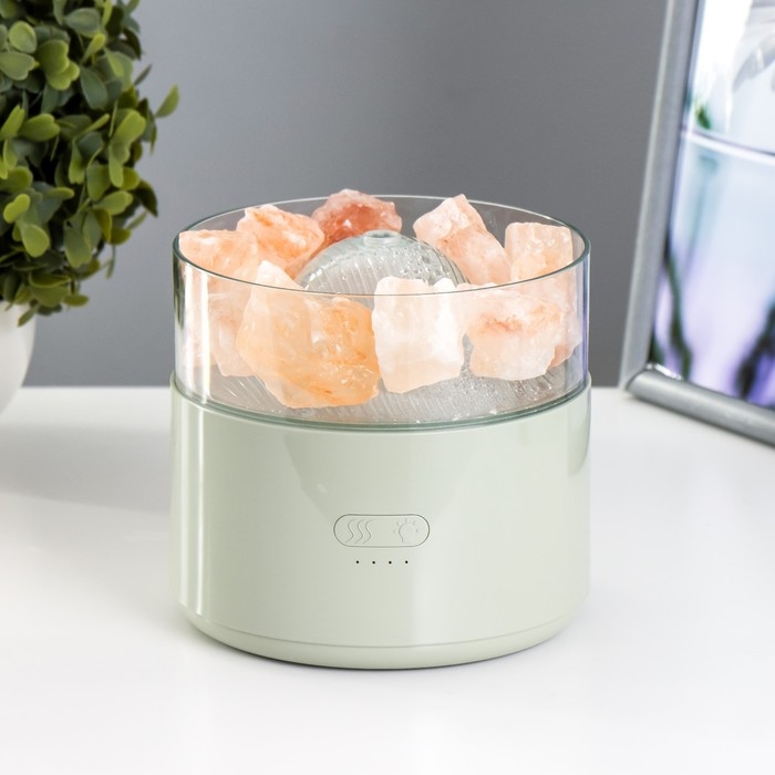 Ночник-увлажнитель Ночник-увлажнитель "Антер" LED 3Вт USB RGB белый 13х13х12 см RISALUX