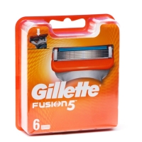 Сменные кассеты Gillette Fusion, 5 лезвий, 6 шт