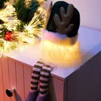 Фигура текстиль «Гном зеленая шапочка» 33 см, 1 LED, от батареек AG13×3, свечение тёплое белое Фигура текстиль «Гном зеленая шапочка» 33 см, 1 LED, от батареек AG13×3, свечение тёплое белое