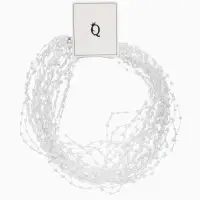 Чокер &laquo;Богема&raquo; с жемчугом на леске, воздушное, бусина№3, L=43 см, цвет белый