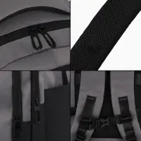 Рюкзак, водонепроницаемое дно, 2 отделения, 3 кармана, 31&times;14.5&times;45 см, серый