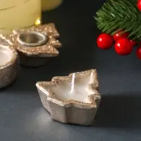 Набор свечей &laquo;Новогодние свечи и подсвечники&raquo;, 8 шт., 15.8&times;16.8&times;3.3 см