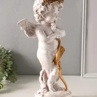 Фигура полистоун "Ангел с луком и стрелами" высота 43 см