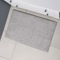 Коврик для дома LaDо́m, букли, плотность 1100 г, 50&times;80 см, серый