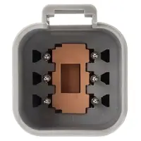 Разъем 6 pin с проводами серии Deutsch DT04-6P для ГАЗ, КАМАЗ, DAF, IVECO, MAN, Scania