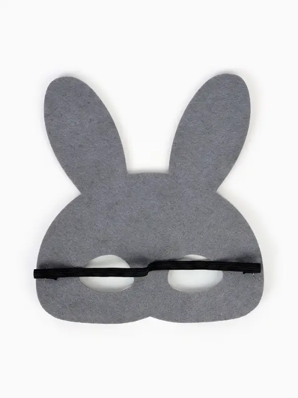 Карнавальный костюм "Зайчик", жилет, шорты, маска фетр, рост 92-116  см