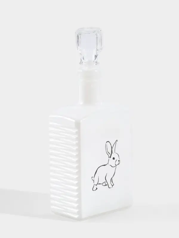 Ваза "Кролик" белая