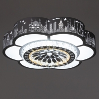 Люстра с ПДУ "Гранде" LED 160Вт 3000-6000К белый 50х50х9 см BayerLux