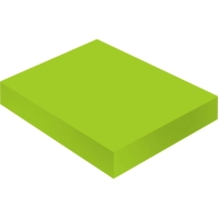 Стикеры Attache с клеев. краем 76х51, неон, зеленый 100л