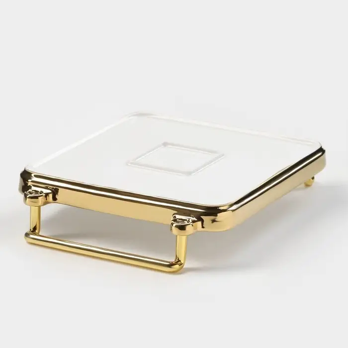 Блюдо керамическое для подачи Gold, 18.8&times;23&times;4.6 см