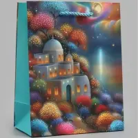 Пакет подарочный ламинированный "Город", S 18 x 23 х 10 см