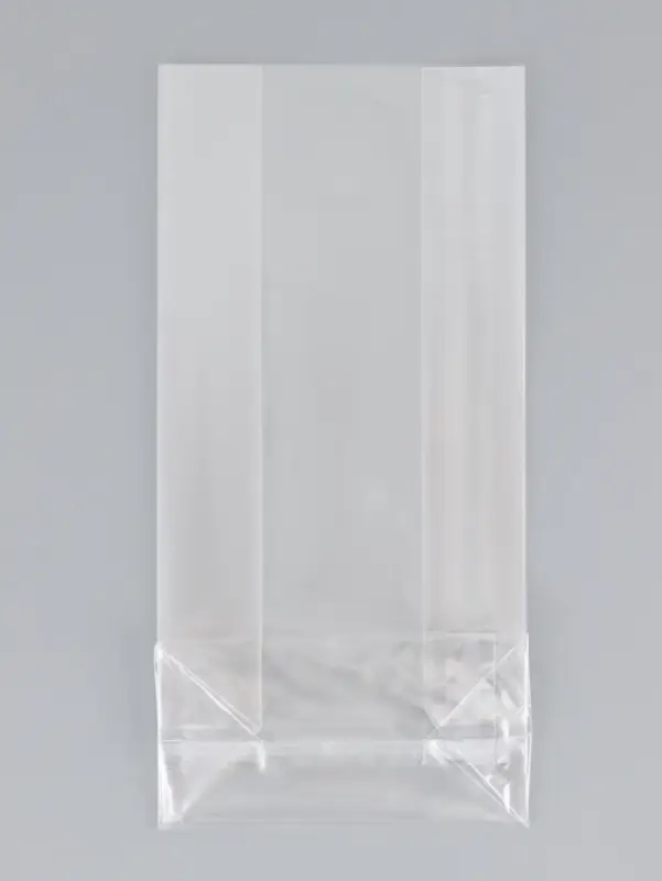 Пакет полипропиленовый фасовочный, прямоугольное дно, прозрачный, 9&times;5&times;19 см