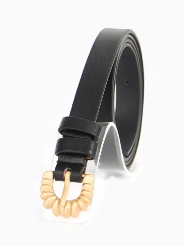 Ремень жен 03-01-01-01, Март2514, 1,8*0,3*110 см, без винта, пряж золото, 1 прокол,