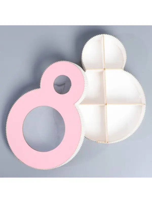 Коробка подарочная, кондитерская упаковка &laquo;8 марта&raquo; розовая, 22&times;16&times;5 см