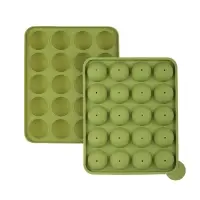 VETTA Форма для выпечки с крышкой 20 ячеек 22,5х18,5см "Кейкпопс", 20 палочек, силикон, 3 цвета