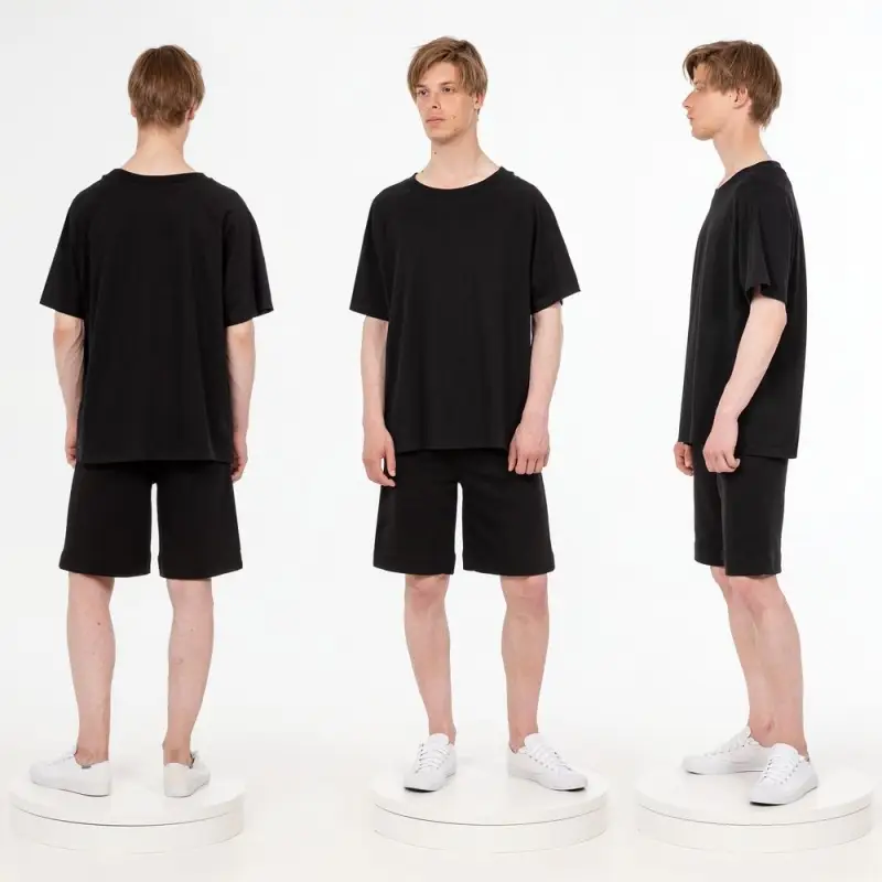 Футболка унисекс T2, черная, размер XS/S Футболка унисекс T2, черная, размер XS/S